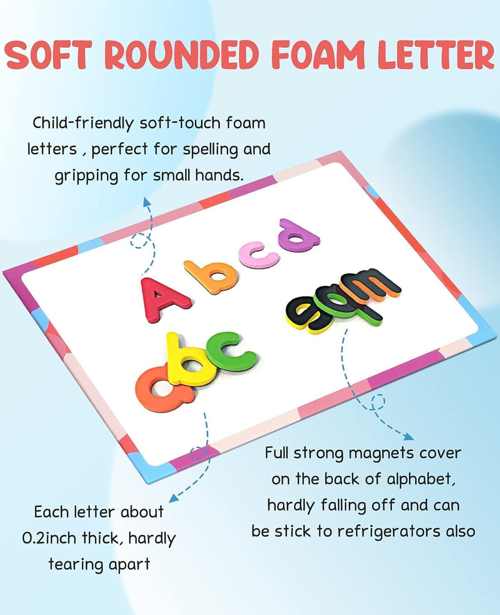 VoSinrly Classroom Magnetic Letters Kit